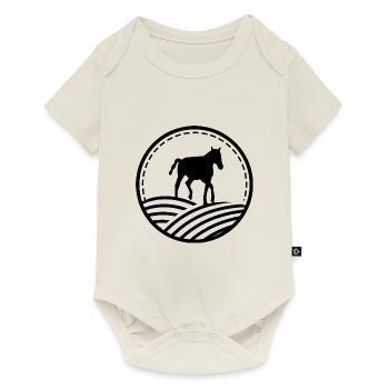Equestrian Sport Freedom Foal Ross - Baby Premium short-sleeve bodysuit - off white - Front