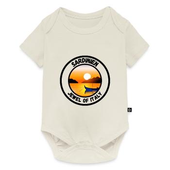 Sardinien - Jewel of Italy - Baby Premium Kurzarmbody - Naturweiß - Vorne