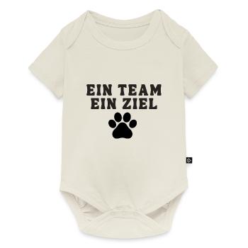One Team, One Goal, Dog Sports, Dog Lover, Dog - Baby Premium short-sleeve bodysuit - off white - Front