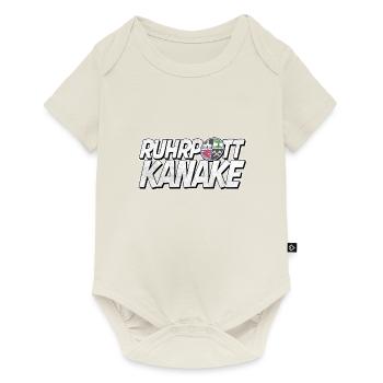 Ruhrpott Kanake Gelsenkirchen Schalke - Baby Premium Kurzarmbody - Naturweiß - Vorne