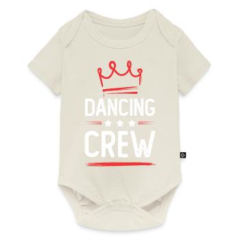 Équipe de danse - Body à manches courtes Premium Bébé - blanc cassé - Devant