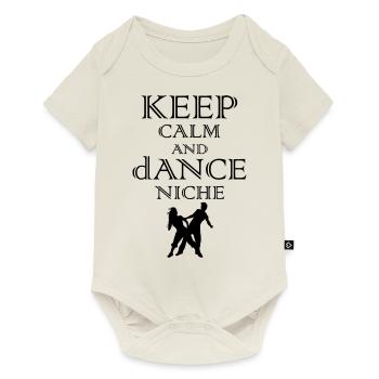 Dancing Dance Music - Baby Premium Kurzarmbody - Naturweiß - Vorne