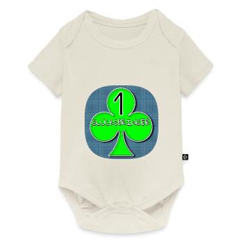 1 Glücksbringer - Club WoW - Baby Premium Kurzarmbody - Naturweiß - Vorne