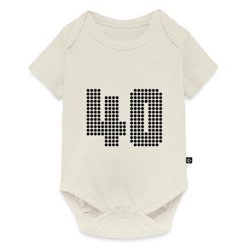 40 - Baby Premium Kurzarmbody - Naturweiß - Vorne