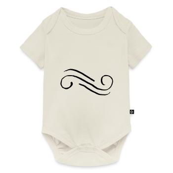 Decoration sketch line - Baby Premium short-sleeve bodysuit - off white - Front