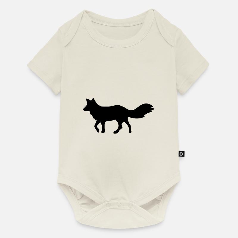 Renard Renard - Body à manches courtes Premium Bébé - blanc cassé
