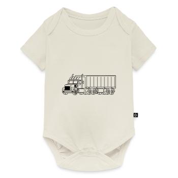 Camions / Camions - Body à manches courtes Premium Bébé - blanc cassé - Devant