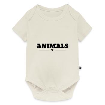 Animals Animals Animal Love Animal rights activists - Baby Premium short-sleeve bodysuit - off white - Front