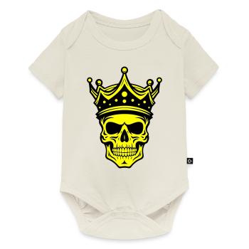 Skull King Crown - Baby Premium short-sleeve bodysuit - off white - Front