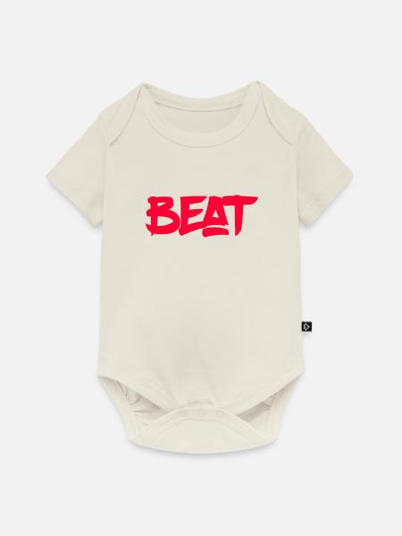 Beat - Baby Premium Kurzarmbody - Naturweiß