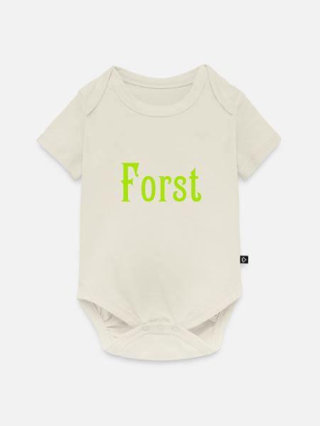 Forst - Baby Premium Kurzarmbody - Naturweiß