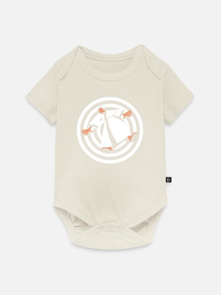 Das Portal - Baby Premium Kurzarmbody - Naturweiß