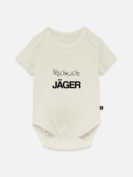 Nachwuchs Jäger Geschenkidee Kinder Baby - Baby Premium Kurzarmbody - Naturweiß