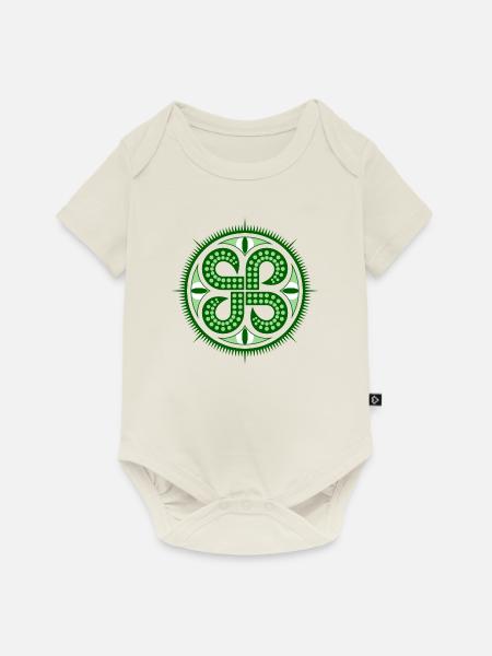 St. Stentacles (grün) - Baby Premium Kurzarmbody - Naturweiß