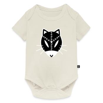 Catkuroeil - Baby Premium short-sleeve bodysuit - off white - Front