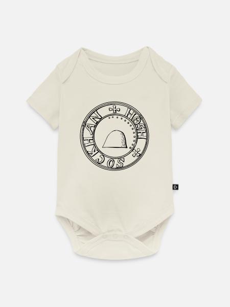 Hoch - Baby Premium Kurzarmbody - Naturweiß