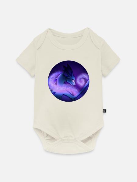 Sternenstaub-Drache - Baby Premium Kurzarmbody - Naturweiß