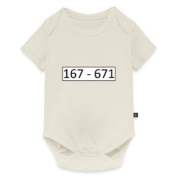 Crawler Gift idea - Baby Premium short-sleeve bodysuit - off white - Front