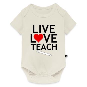 Teacher - Baby Premium short-sleeve bodysuit - off white - Front