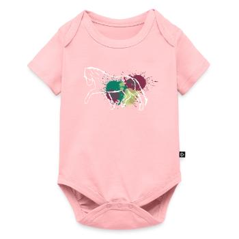 Red Trot - Baby Premium Kurzarmbody - Rosa - Vorne