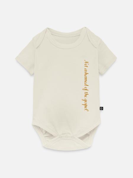 Not ashamed - Baby Premium Kurzarmbody - Naturweiß