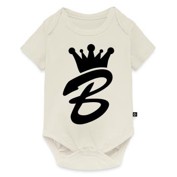 b_krone__f1 - Baby Premium short-sleeve bodysuit - off white - Front
