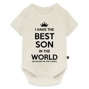 i have the best son in the world - Baby Premium short-sleeve bodysuit - off white - Front