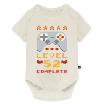 52nd Birthday Level 52 Complete - Baby Premium short-sleeve bodysuit - off white - Front