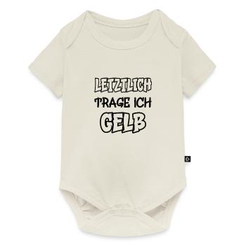 In the end, I wear yellow Saying Color yellow - Baby Premium short-sleeve bodysuit - off white - Front