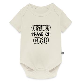 In fact, I wear gray saying color gray - Baby Premium short-sleeve bodysuit - off white - Front