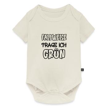 Sometimes I wear green saying color green - Baby Premium short-sleeve bodysuit - off white - Front