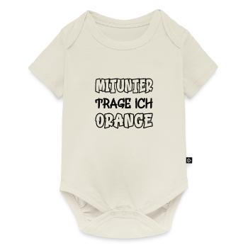 Sometimes I wear orange saying color orange - Baby Premium short-sleeve bodysuit - off white - Front