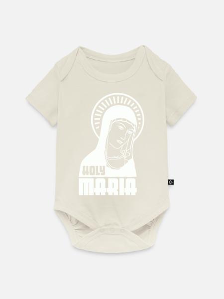 Sainte Marie - Body à manches courtes Premium Bébé - blanc cassé