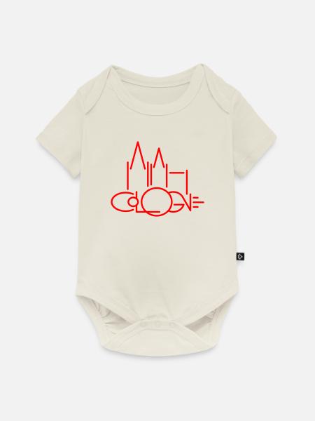 Cologne - Baby Premium Kurzarmbody - Naturweiß