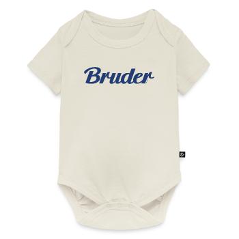 Brother dark blue 2024 - Baby Premium short-sleeve bodysuit - off white - Front