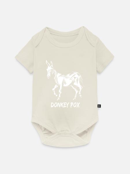 Donkey Pox - Baby Premium Kurzarmbody - Naturweiß