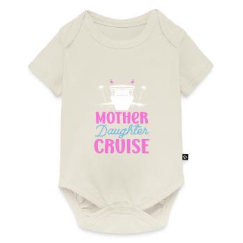 Mother Daughter Cruise Funny Family Vacation - Baby Premium short-sleeve bodysuit - off white - Front