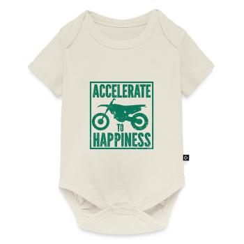 Motorcycle Motocross Bike Racing Motorsport - Baby Premium short-sleeve bodysuit - off white - Front