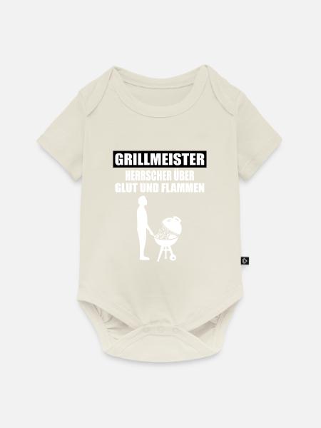 BBQ - Baby Premium Kurzarmbody - Naturweiß