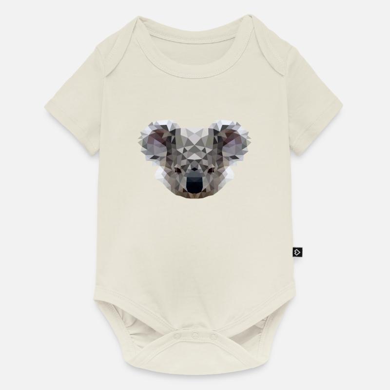 Polygon Koala - Baby Premium Kurzarmbody - Naturweiß