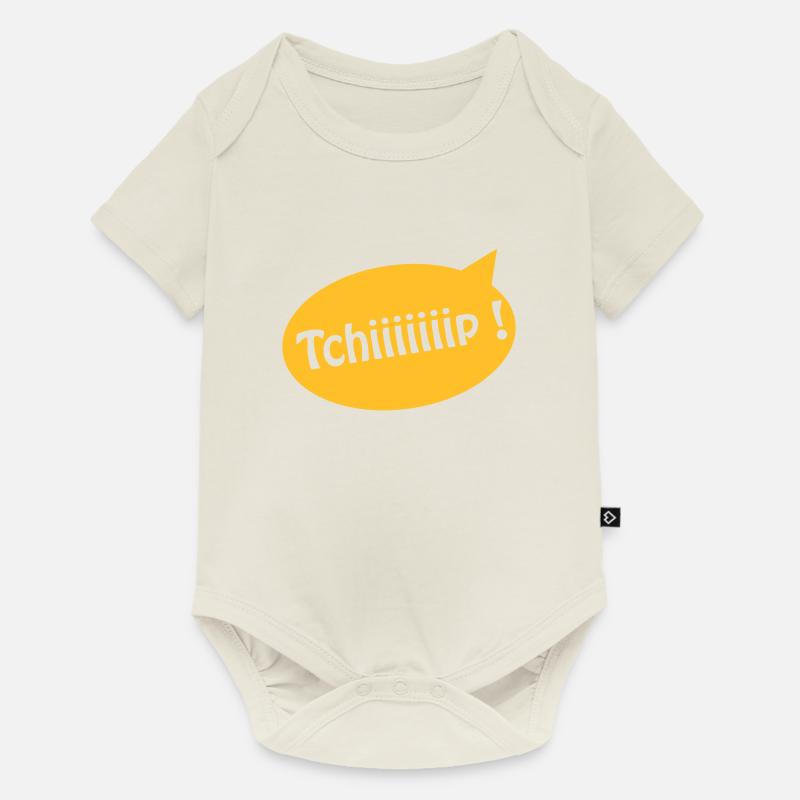 royal kreol tchiiiip - Body à manches courtes Premium Bébé - blanc cassé