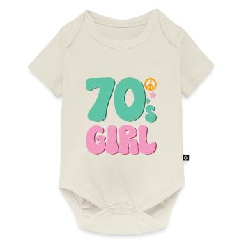 70s Girl 70s Girl Hippie - Baby Premium short-sleeve bodysuit - off white - Front