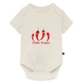 chilli, chilli familie, scharf,gemüse - Baby Premium Kurzarmbody - Naturweiß - Vorne
