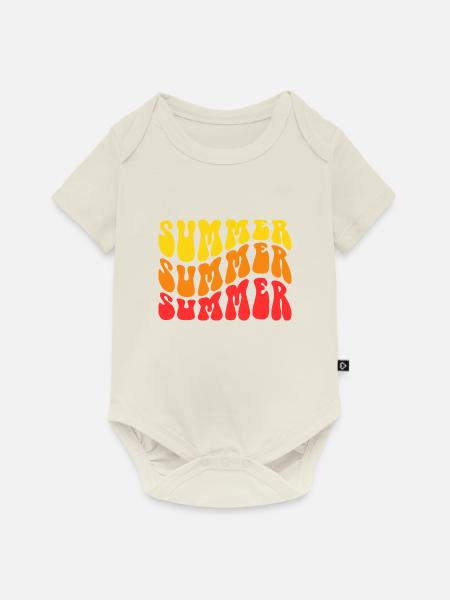 Summer SUMMER Summer - Baby Premium Kurzarmbody - Naturweiß
