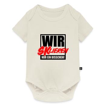 Eskalieren SKlation sklation | Farben änderbar - Baby Premium Kurzarmbody - Naturweiß - Vorne
