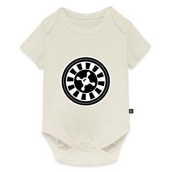 Cercle d’icônes de roulette - Body à manches courtes Premium Bébé - blanc cassé - Devant