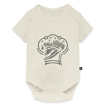 Chef chapeau de chef - Body à manches courtes Premium Bébé - blanc cassé - Devant