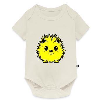 Hedgehog Animal Baby - Baby Premium short-sleeve bodysuit - off white - Front