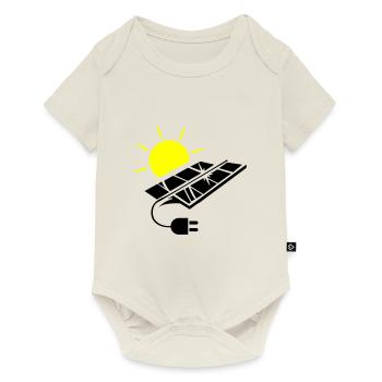 Système photovoltaïque Énergie solaire - Body à manches courtes Premium Bébé - blanc cassé - Devant