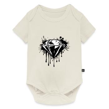 Diamond Gemstone - Baby Premium short-sleeve bodysuit - off white - Front
